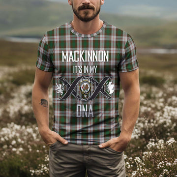 MacKinnon Dress Tartan T-Shirt with Family Crest DNA In Me Style