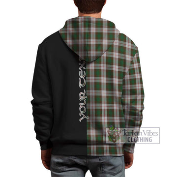 MacKinnon Dress Tartan Hoodie with Family Crest and Half Of Me Style