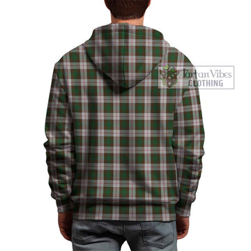 MacKinnon Dress Tartan Hoodie with Family Crest DNA In Me Style