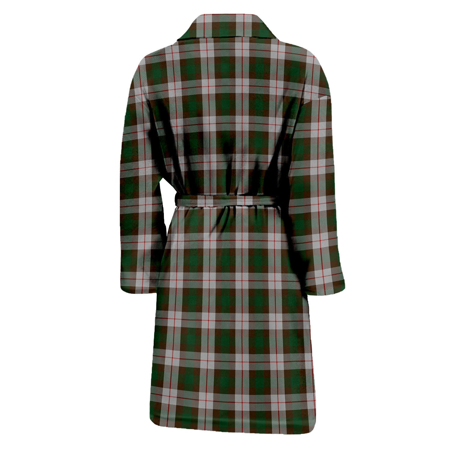 MacKinnon Dress Tartan Bathrobe with Family Crest - Tartan Vibes Clothing