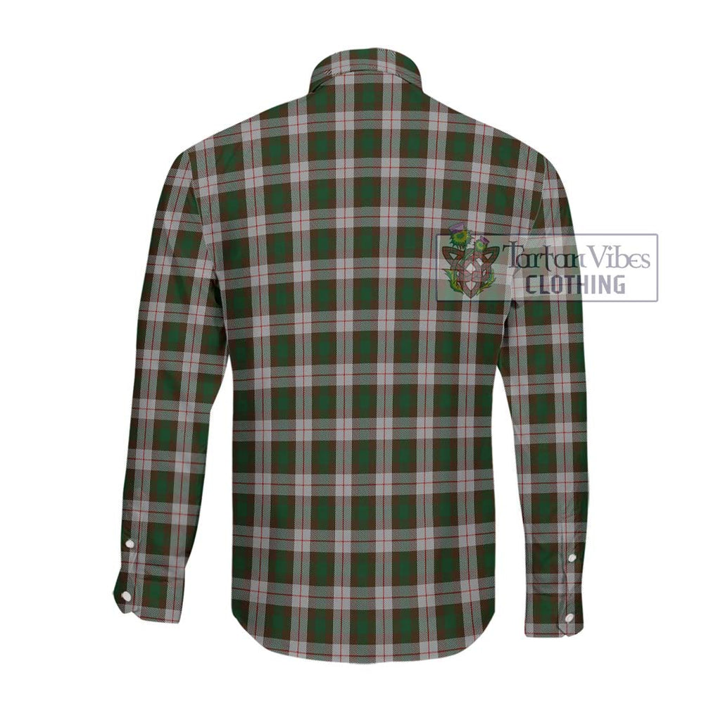 MacKinnon Dress Tartan Long Sleeve Button Shirt with Family Crest DNA In Me Style - Tartanvibesclothing Shop