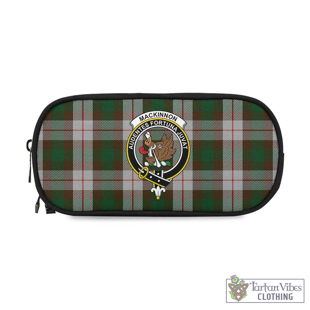 Tartan Vibes Clothing MacKinnon Dress Tartan Pen and Pencil Case with Family Crest