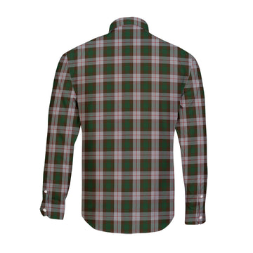 MacKinnon Dress Tartan Long Sleeve Button Up Shirt with Family Crest