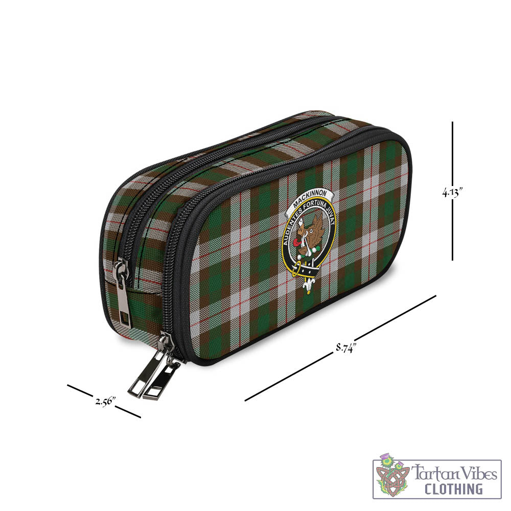 Tartan Vibes Clothing MacKinnon Dress Tartan Pen and Pencil Case with Family Crest