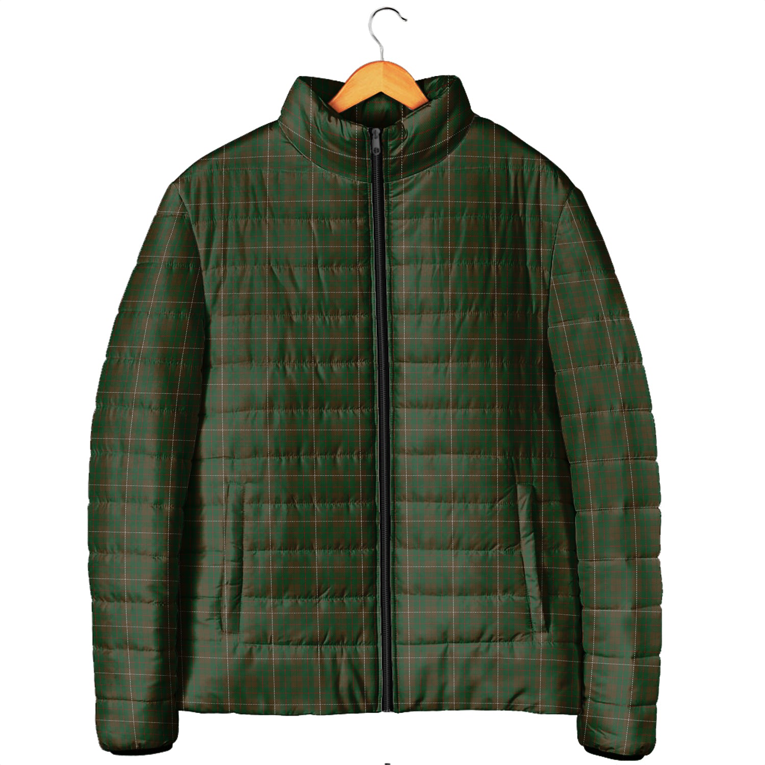 MacKinnon Hunting Tartan Padded Jacket Men's Padded Jacket - Tartan Vibes Clothing