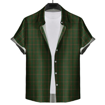 MacKinnon Hunting Tartan Short Sleeve Button Down Shirt