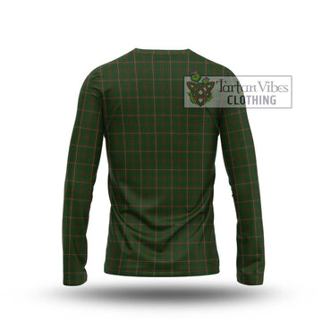 MacKinnon Hunting Tartan Long Sleeve T-Shirt with Family Crest DNA In Me Style