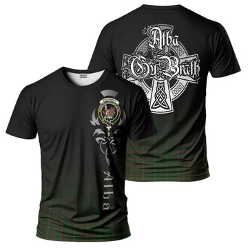 MacKinnon Hunting Tartan T-Shirt Featuring Alba Gu Brath Family Crest Celtic Inspired