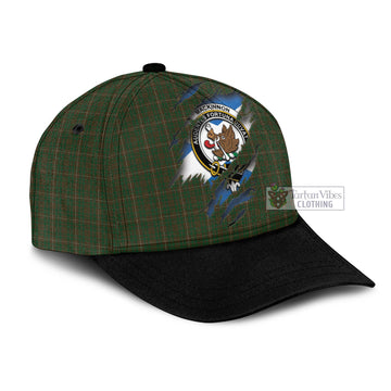 MacKinnon Hunting Tartan Classic Cap with Family Crest In Me Style