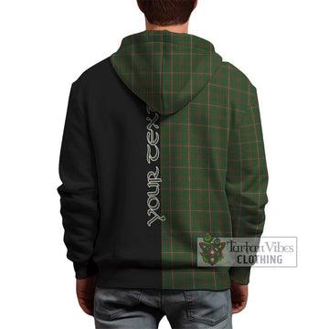 MacKinnon Hunting Tartan Hoodie with Family Crest and Half Of Me Style