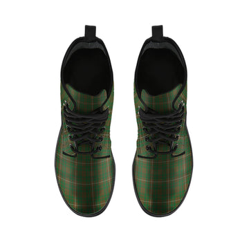 MacKinnon Hunting Tartan Leather Boots