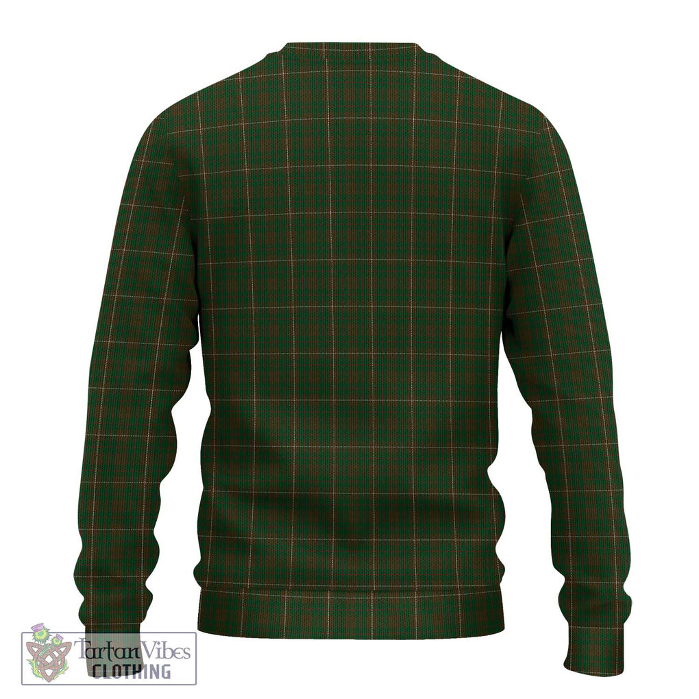 MacKinnon Hunting Tartan Knitted Sweater with Family Crest DNA In Me Style - Tartanvibesclothing Shop