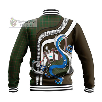 MacKinnon Hunting Tartan Baseball Jacket with Epic Bagpipe Style