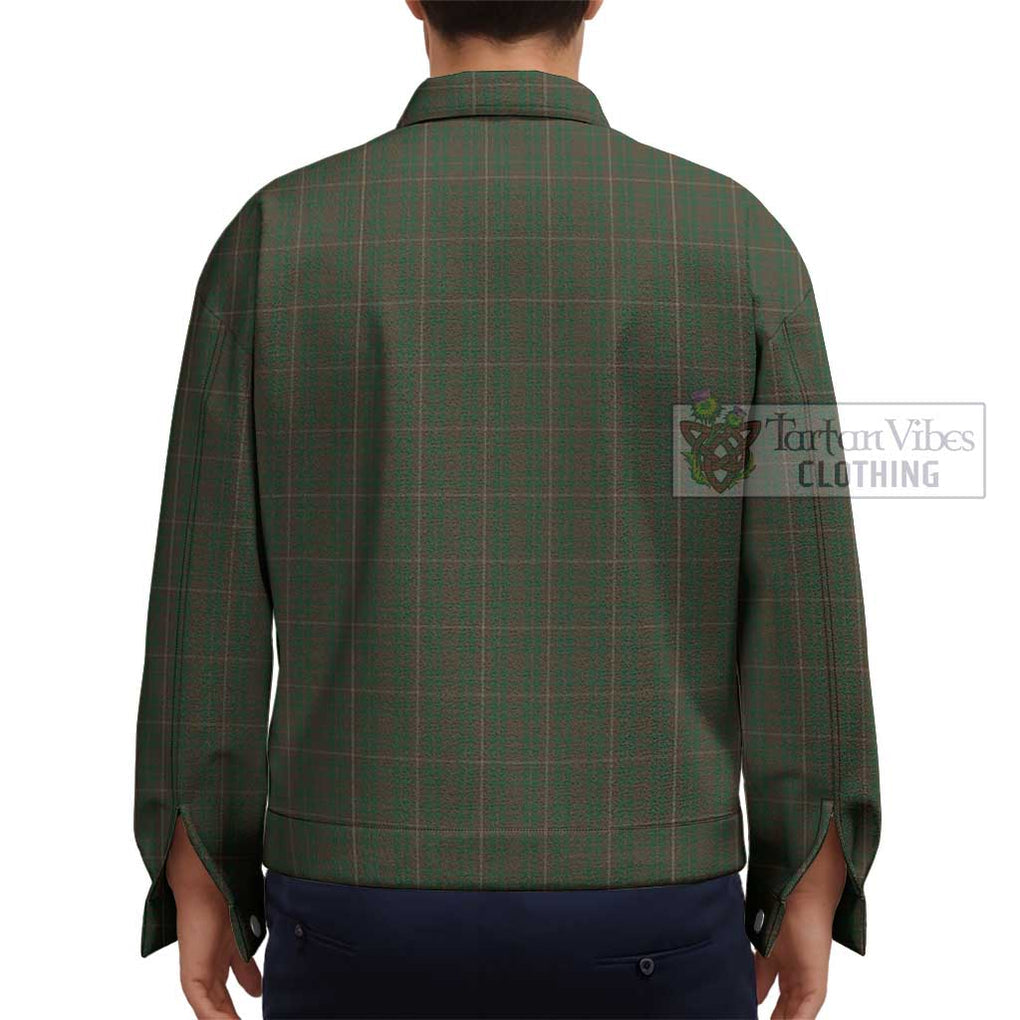 MacKinnon Hunting Tartan Unisex Lapel Cotton Jacket - Tartan Vibes Clothing