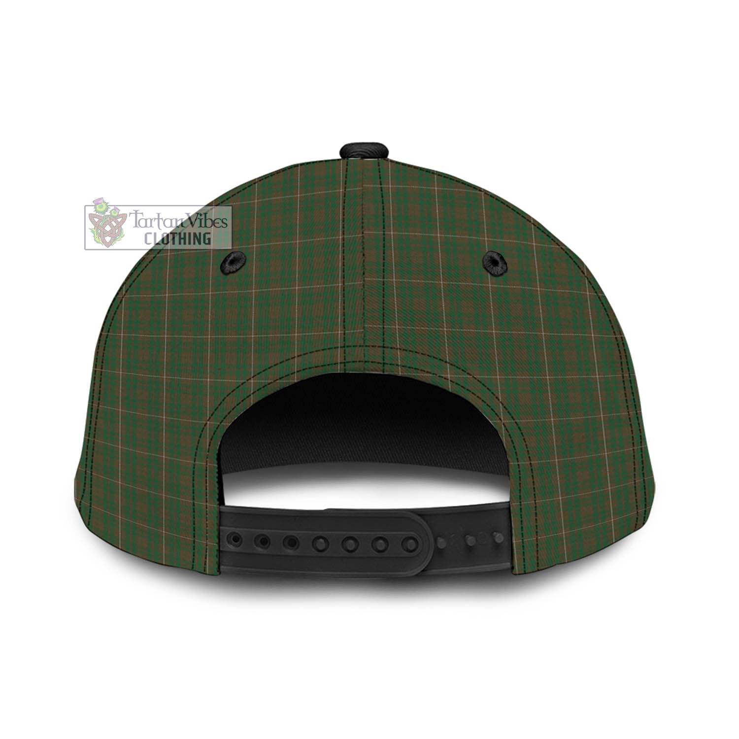 Tartan Vibes Clothing MacKinnon Hunting Tartan Classic Cap with Family Crest In Me Style