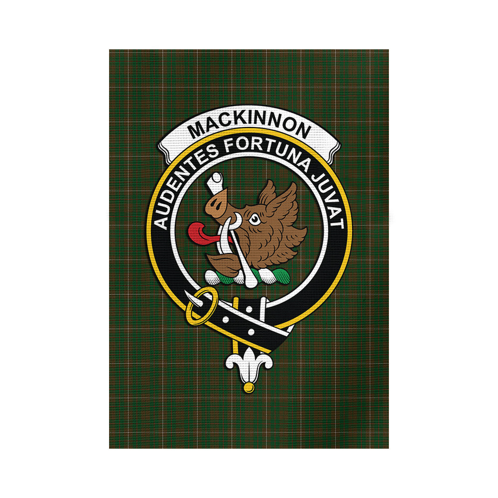 mackinnon-hunting-tartan-flag-with-family-crest