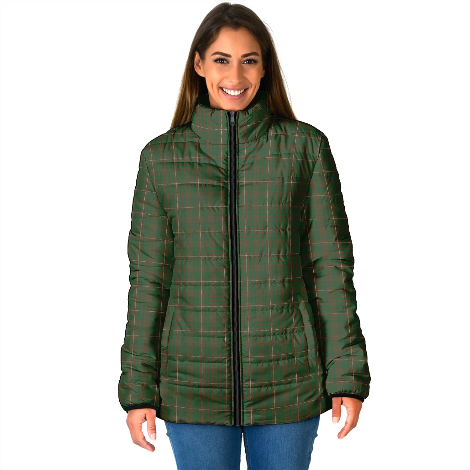 MacKinnon Hunting Tartan Padded Jacket - Tartan Vibes Clothing