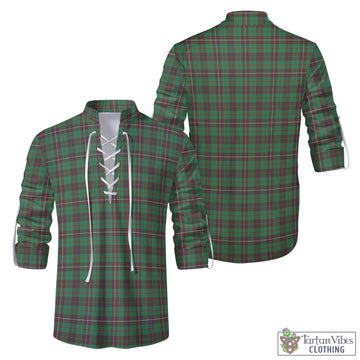 MacKinnon Hunting Ancient Tartan Men's Scottish Traditional Jacobite Ghillie Kilt Shirt