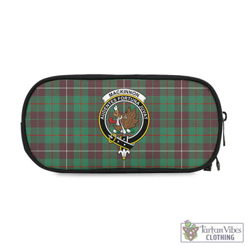 MacKinnon Hunting Ancient Tartan Pen and Pencil Case with Family Crest