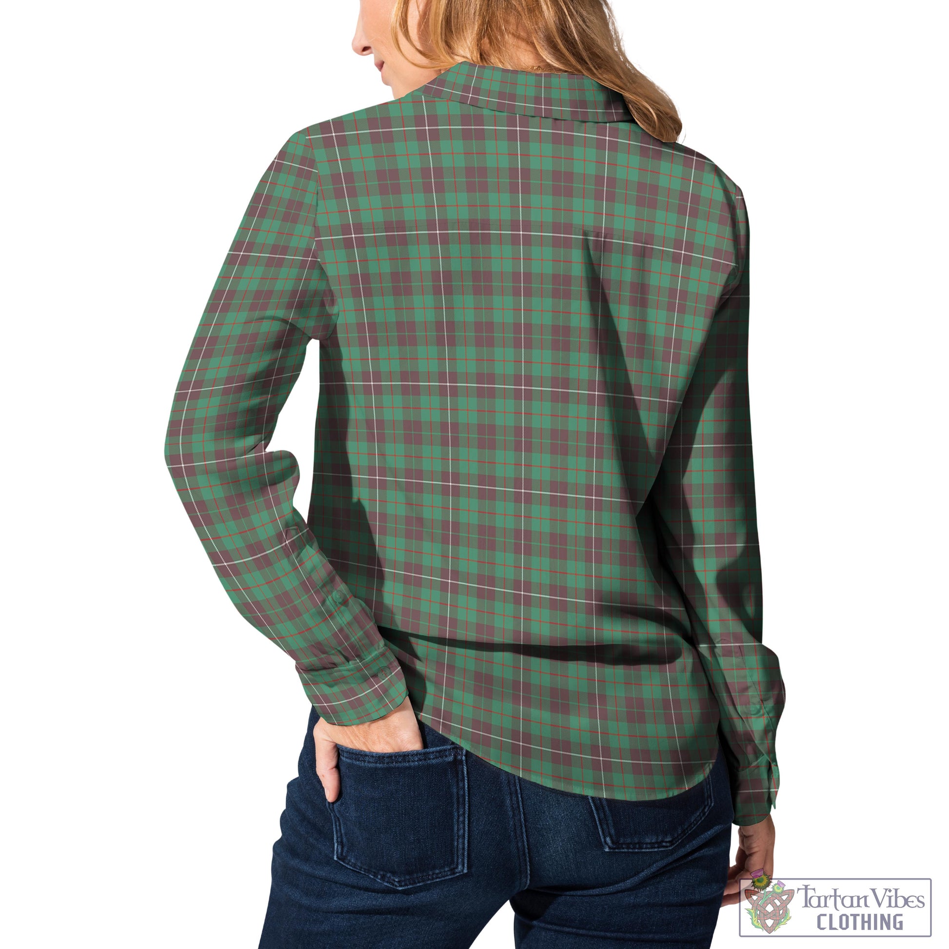 MacKinnon Hunting Ancient Tartan Womens Casual Shirt