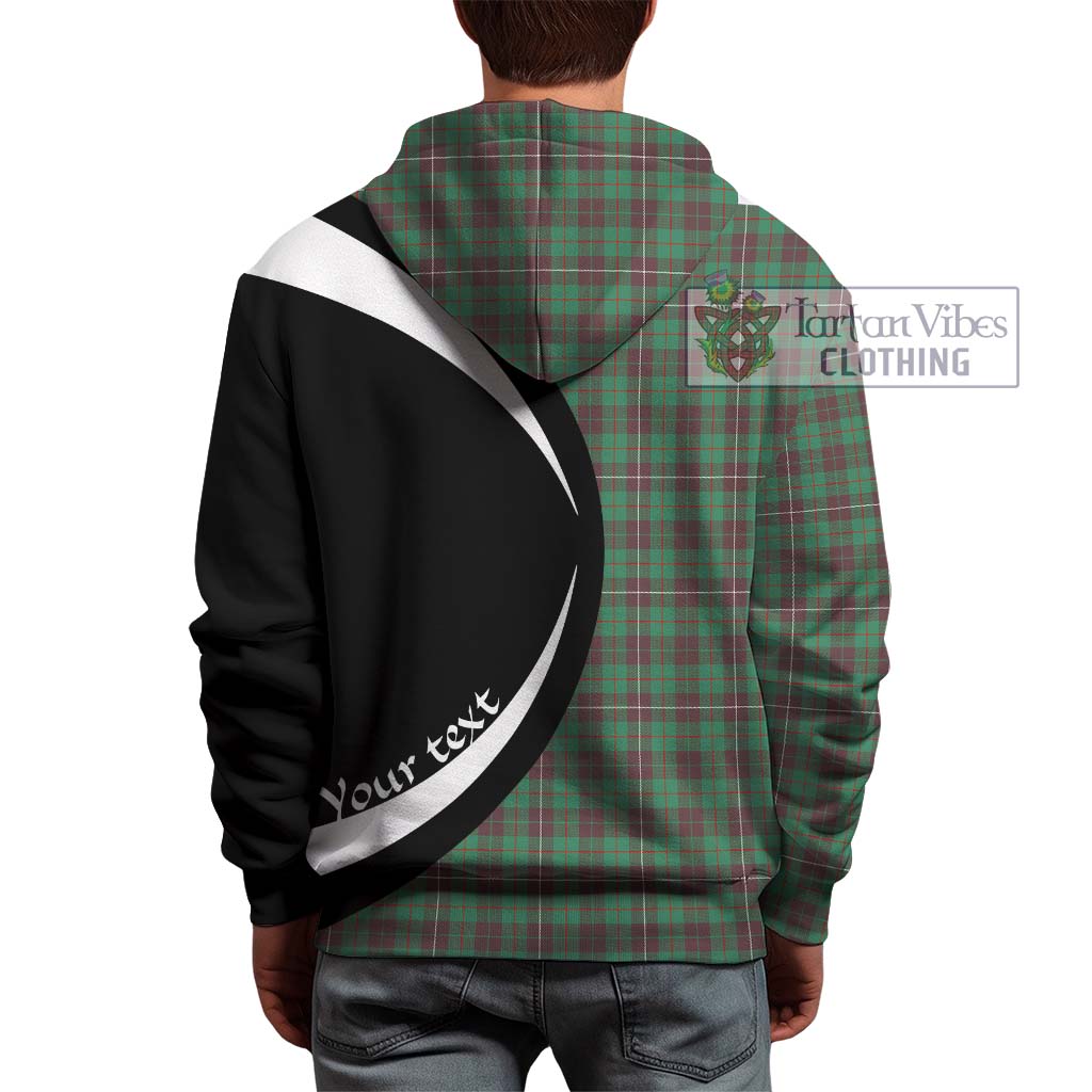 Tartan Vibes Clothing MacKinnon Hunting Ancient Tartan Hoodie with Family Crest Circle Style