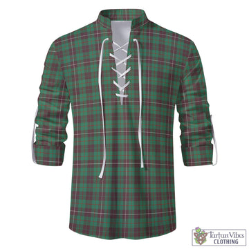 MacKinnon Hunting Ancient Tartan Men's Scottish Traditional Jacobite Ghillie Kilt Shirt