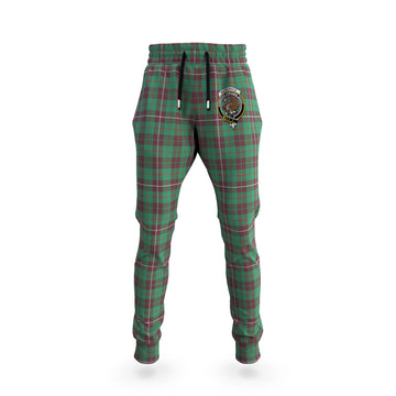 MacKinnon Hunting Ancient Tartan Joggers Pants with Family Crest