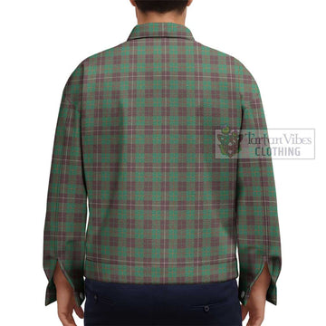 MacKinnon Hunting Ancient Tartan Unisex Lapel Cotton Jacket