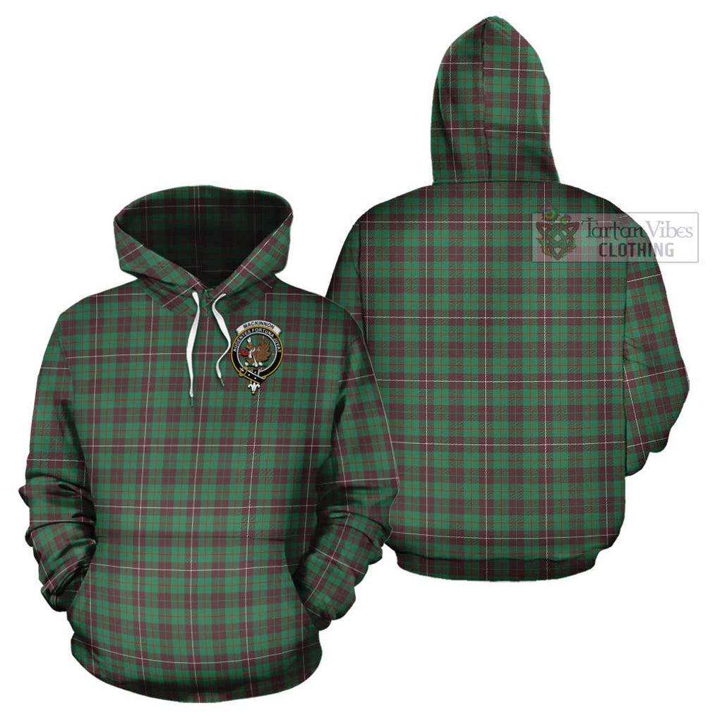 MacKinnon Hunting Ancient Tartan Cotton Hoodie with Family Crest Pullover Hoodie - Tartan Vibes Clothing