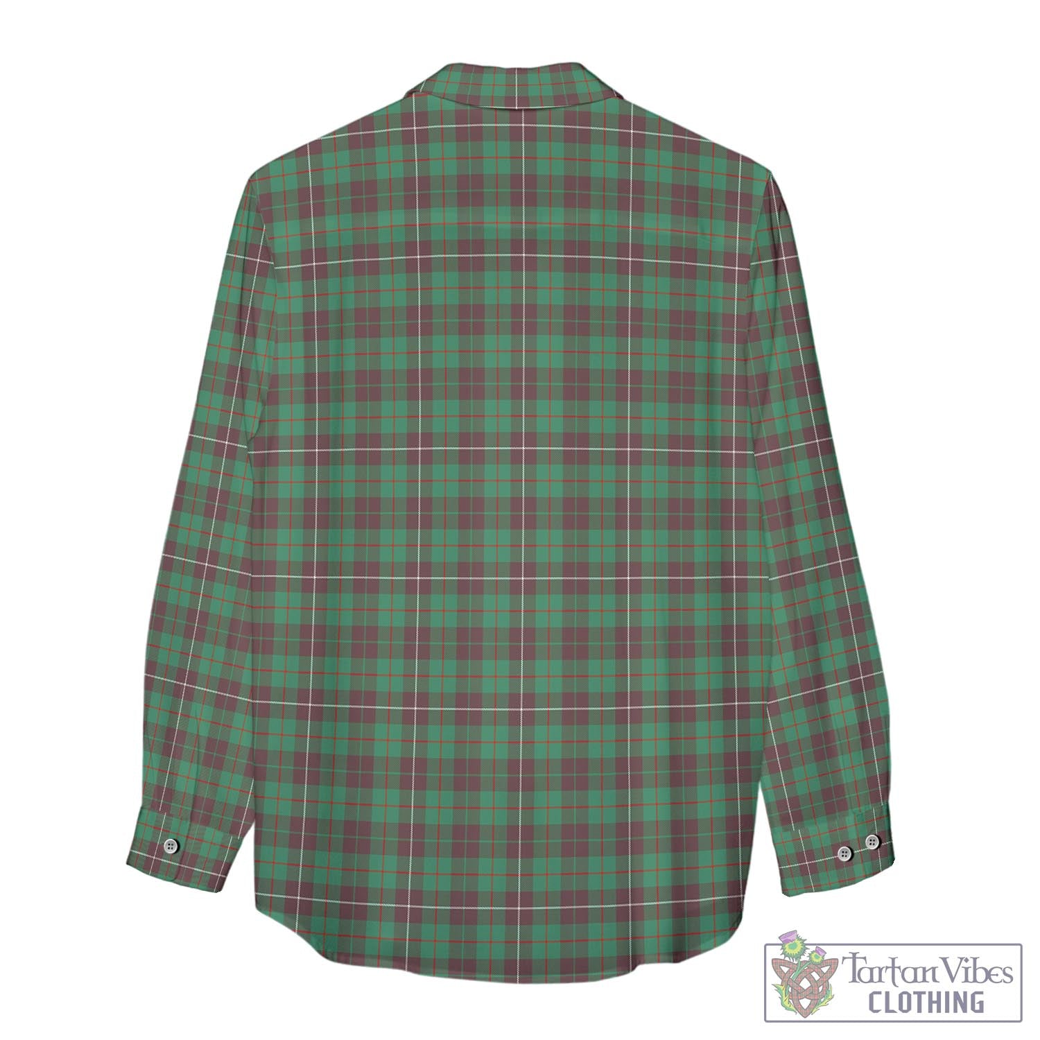 Tartan Vibes Clothing MacKinnon Hunting Ancient Tartan Womens Casual Shirt with Family Crest