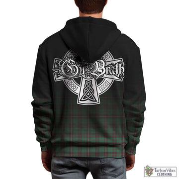 MacKinnon Hunting Ancient Tartan Hoodie Featuring Alba Gu Brath Family Crest Celtic Inspired