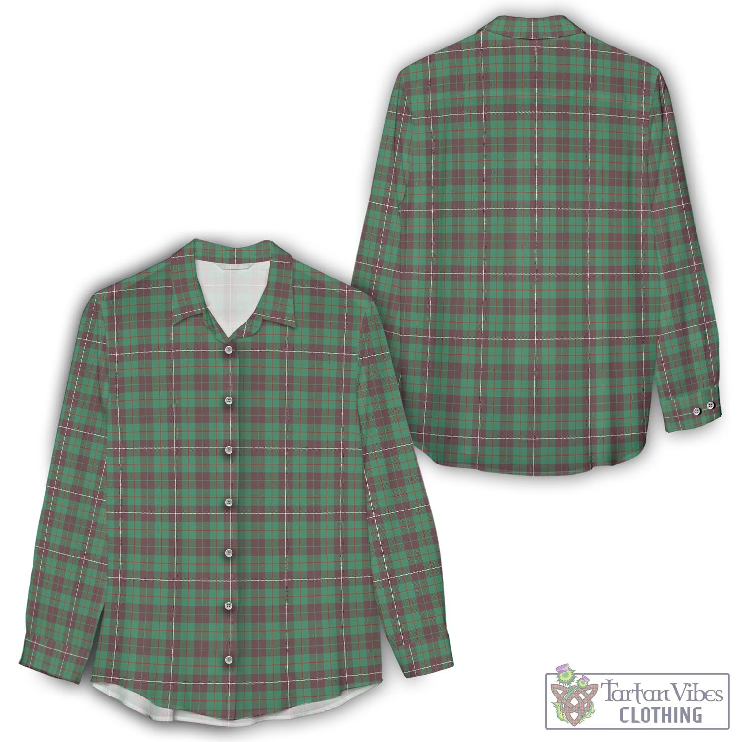 MacKinnon Hunting Ancient Tartan Womens Casual Shirt