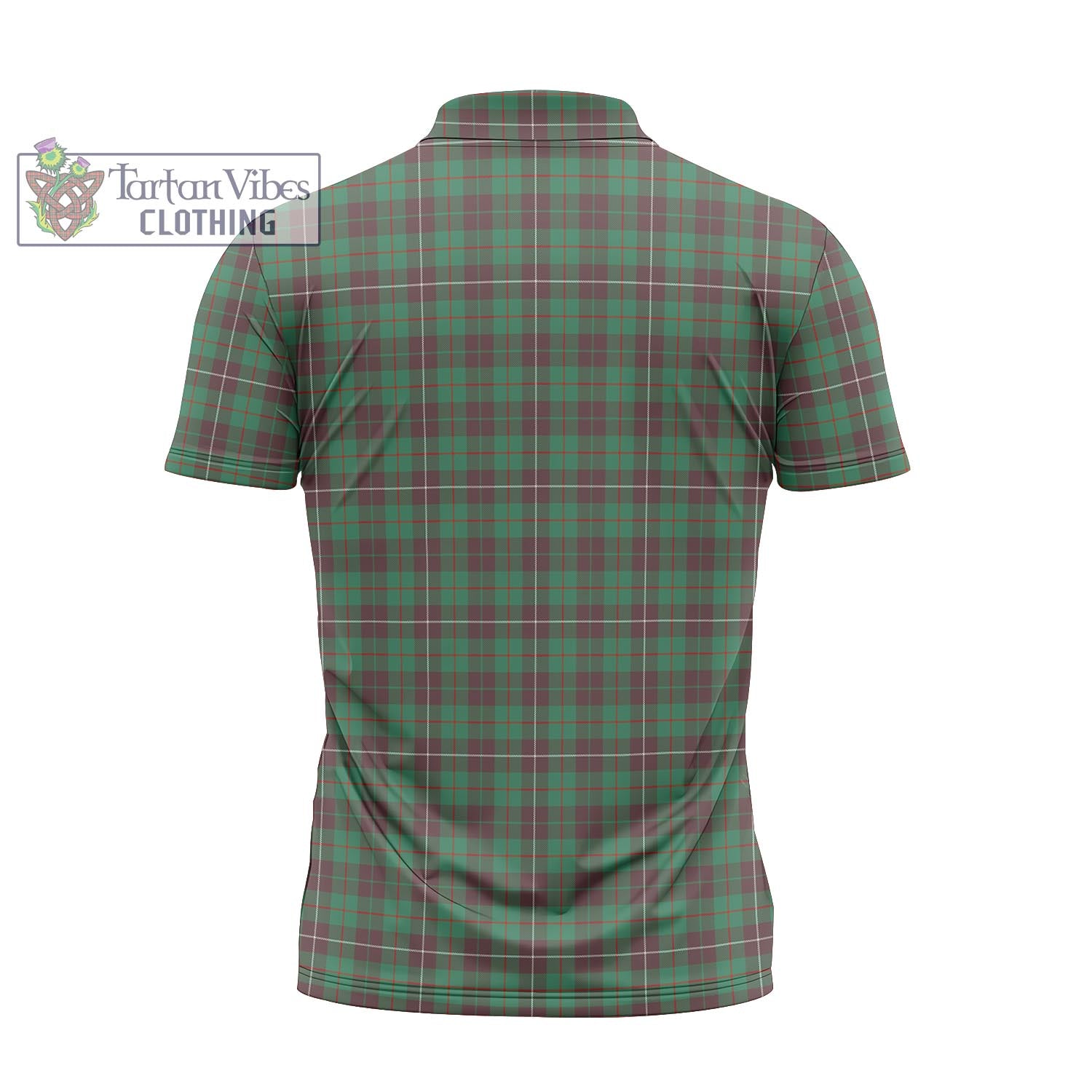 Tartan Vibes Clothing MacKinnon Hunting Ancient Tartan Zipper Polo Shirt with Family Crest