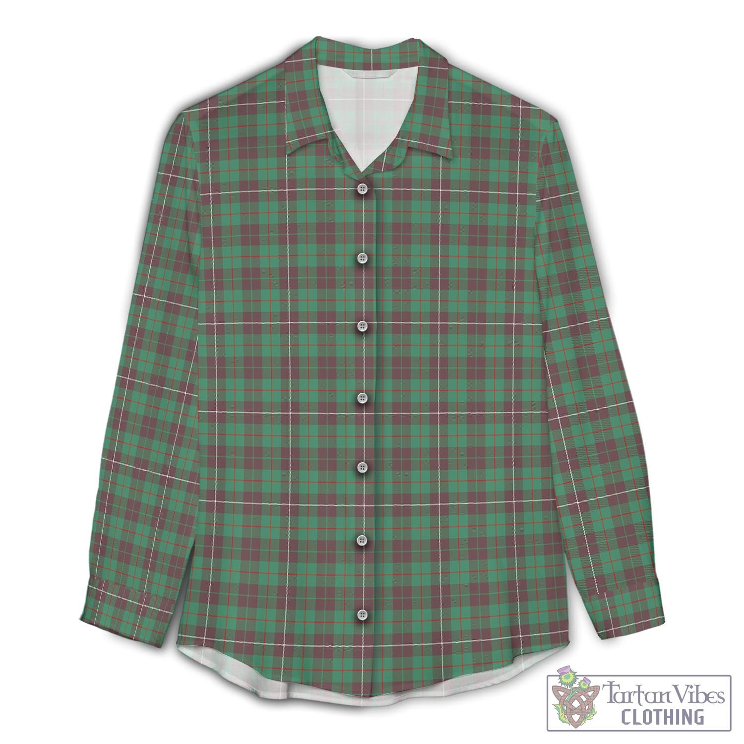 MacKinnon Hunting Ancient Tartan Womens Casual Shirt