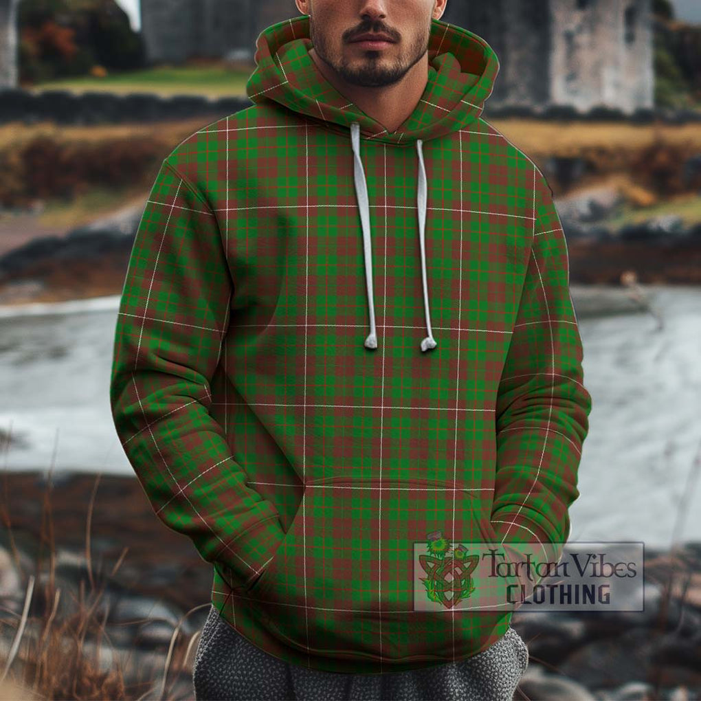 MacKinnon Hunting Modern Tartan Cotton Hoodie Pullover Hoodie XS - Tartan Vibes Clothing