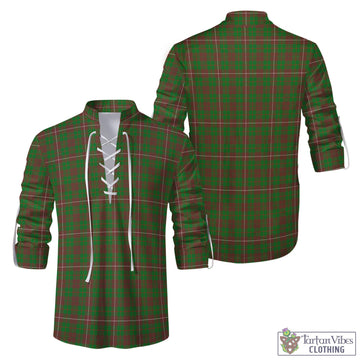 MacKinnon Hunting Modern Tartan Men's Scottish Traditional Jacobite Ghillie Kilt Shirt