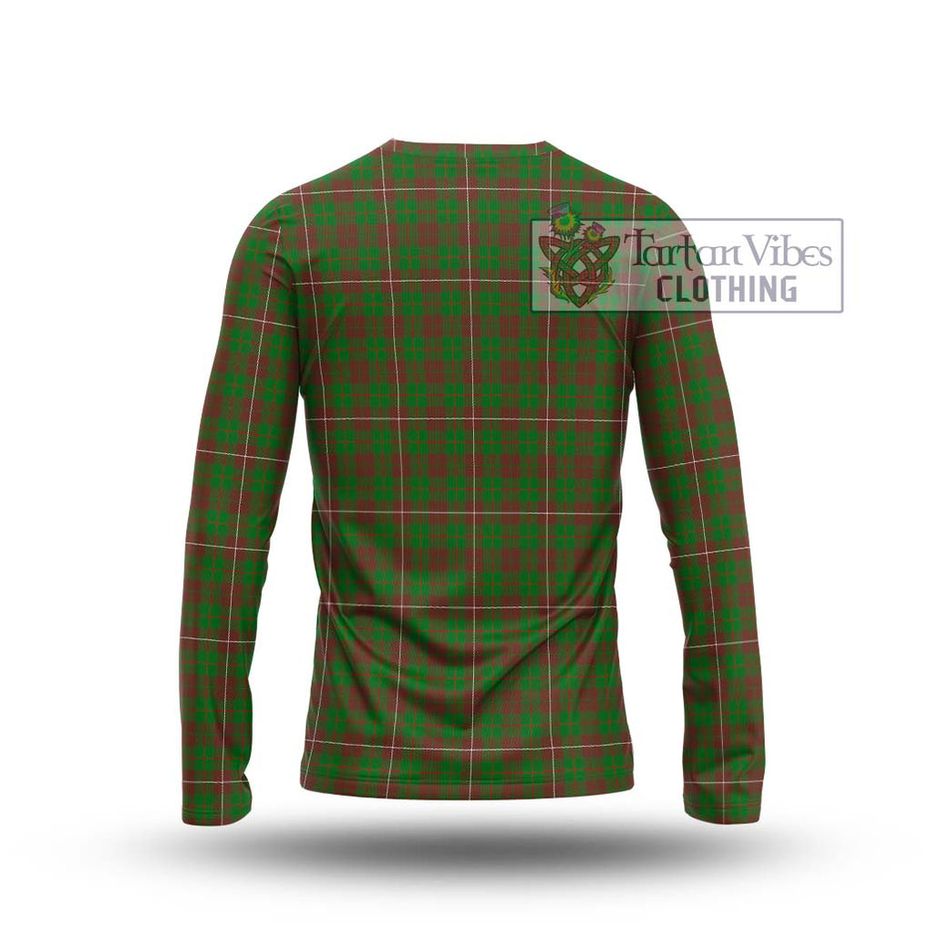 MacKinnon Hunting Modern Tartan Long Sleeve T-Shirt with Family Crest DNA In Me Style - Tartanvibesclothing Shop