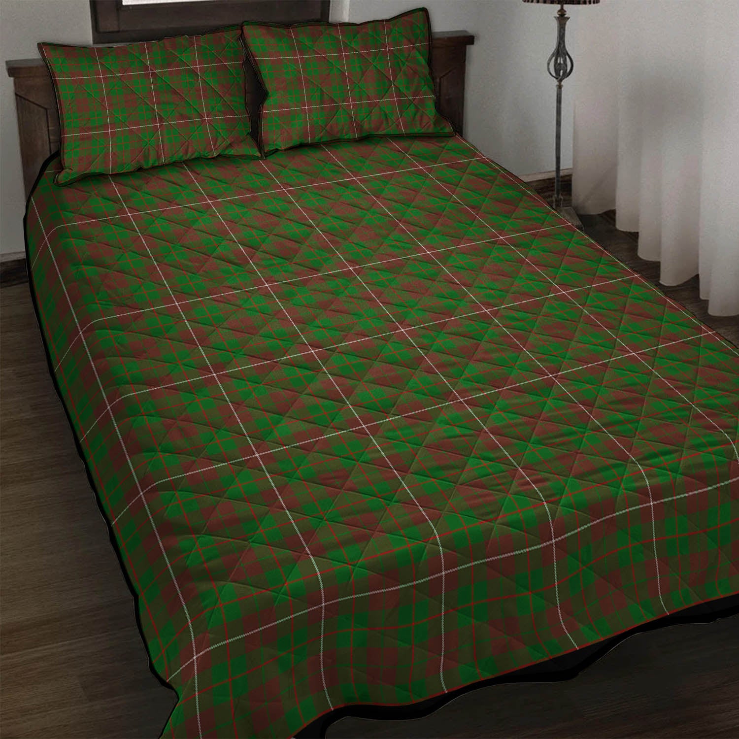 MacKinnon Hunting Modern Tartan Quilt Bed Set - Tartan Vibes Clothing