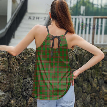 MacKinnon Hunting Modern Tartan Loose Halter Neck Camisole