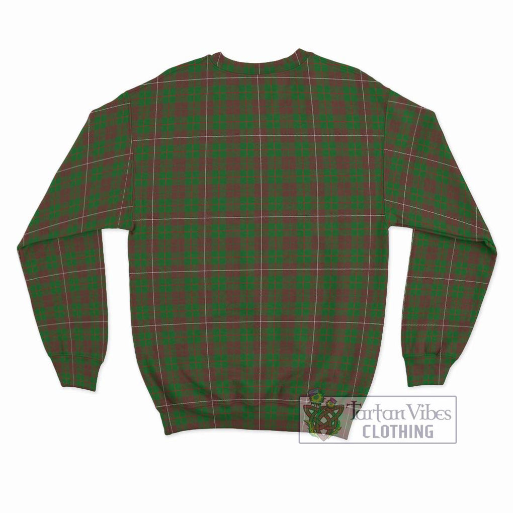 MacKinnon Hunting Modern Tartan Sweatshirt with Family Crest DNA In Me Style - Tartanvibesclothing Shop