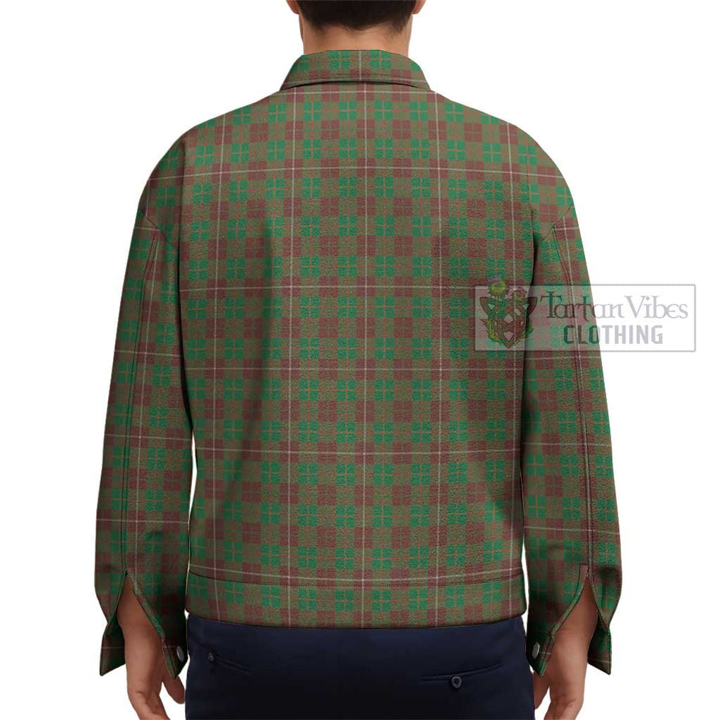 MacKinnon Hunting Modern Tartan Unisex Lapel Cotton Jacket - Tartan Vibes Clothing