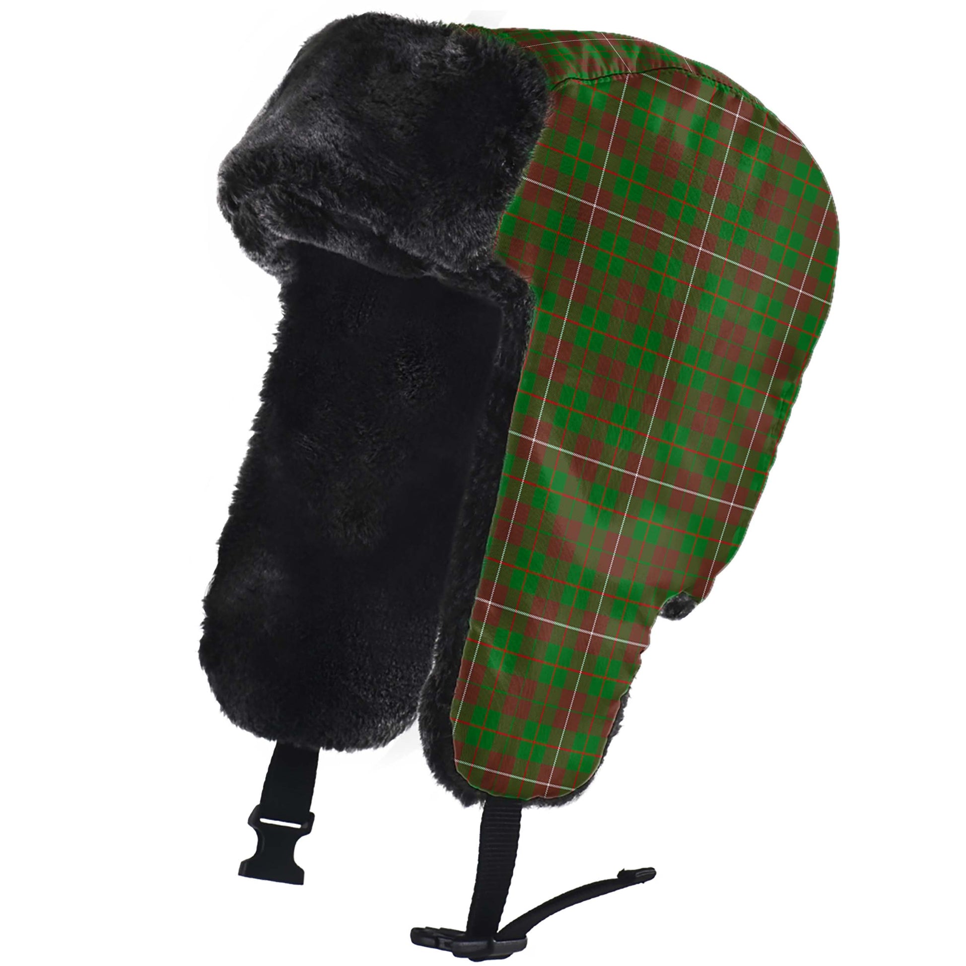 MacKinnon Hunting Modern Tartan Winter Trapper Hat - Tartanvibesclothing