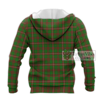 MacKinnon Hunting Modern Tartan Knitted Hoodie with Family Crest DNA In Me Style