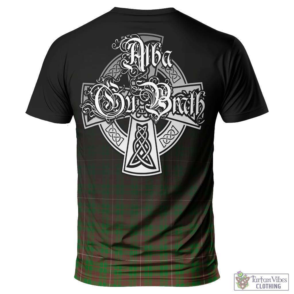 Tartan Vibes Clothing MacKinnon Hunting Modern Tartan T-Shirt Featuring Alba Gu Brath Family Crest Celtic Inspired