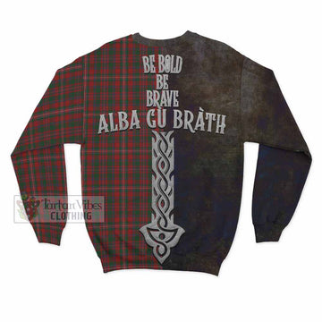 MacKinnon (McKinnon) Tartan Family Crest Sweatshirt Alba Gu Brath Be Brave Lion Ancient Style - Tartan Vibes Clothing
