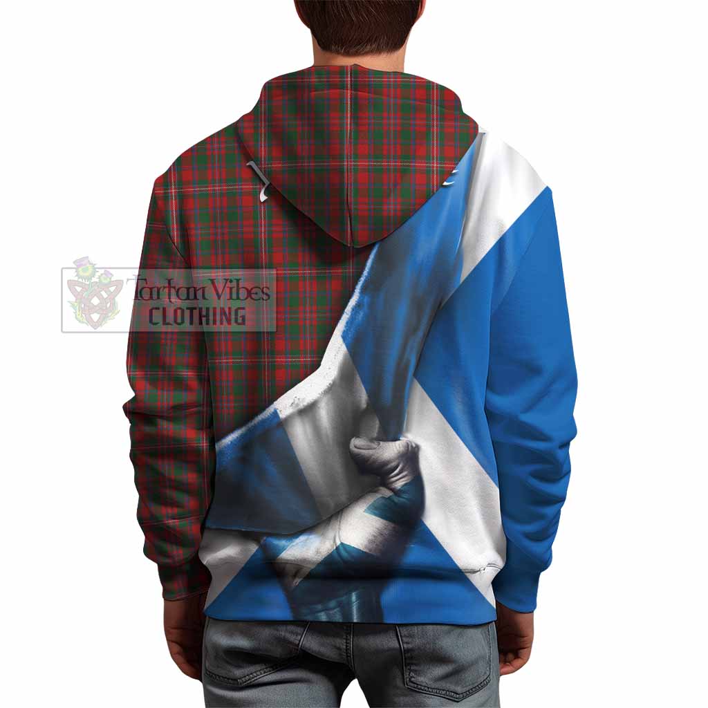 Tartan Vibes Clothing MacKinnon (McKinnon) Tartan Hoodie with Family Crest Scotland Patriotic Style