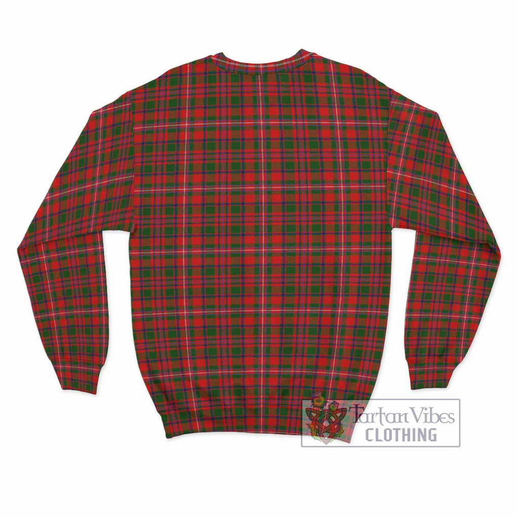 MacKinnon Modern Tartan Sweatshirt with Family Crest DNA In Me Style - Tartanvibesclothing Shop