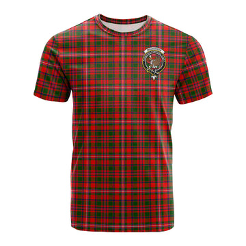 MacKinnon Modern Tartan T-Shirt with Family Crest