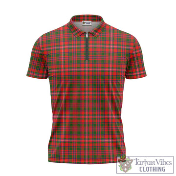 MacKinnon Modern Tartan Zipper Polo Shirt