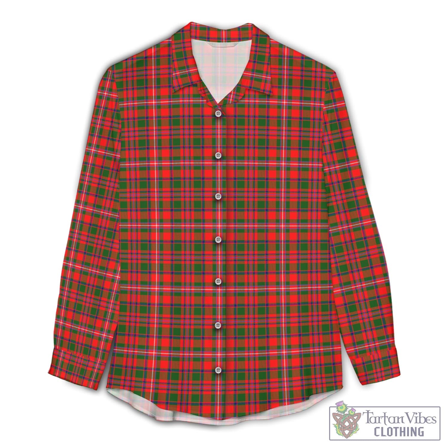 MacKinnon Modern Tartan Womens Casual Shirt